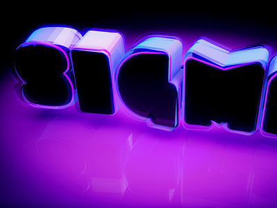 Logo Offset animation design logo offset purple sigma