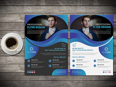 Corporate Business Flyer Design Tamplate