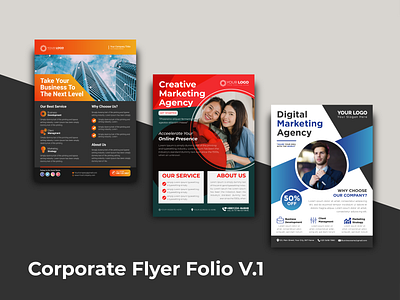 CORPORATE FLYER FOLIO V1 banner design branding business flyer corporate flyer creative flyer design tamplate flyer flyer design flyer design idea flyer folio flyer idea flyer mockup gym flyer illustration real estate flyer