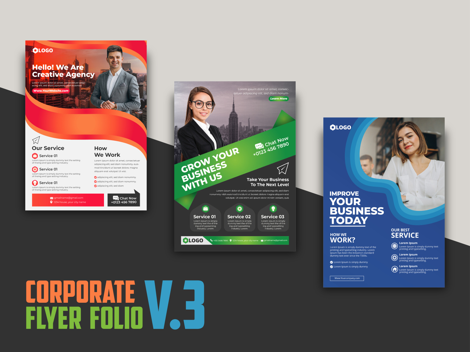 Corporate Flyer Folio V.3 by Rifat Tanvir on Dribbble