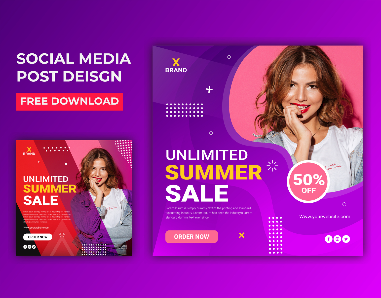 Summer Sale social Media Banner Design by Rifat Tanvir on Dribbble