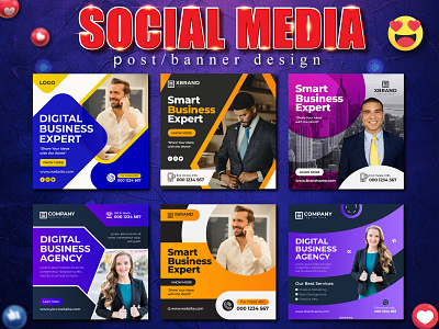 Business Social Media or Instagram Post Templates