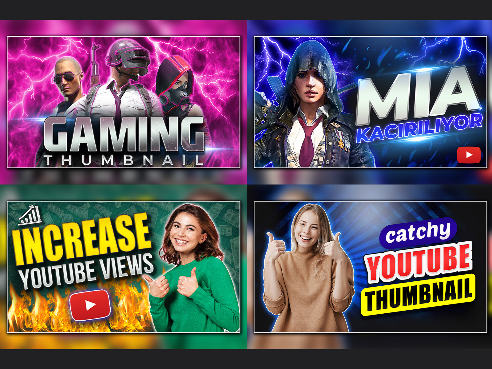 Gaming Youtube Thumbnail Design Template by Rifat Tanvir on Dribbble