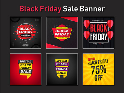 Black Friday Bundle Sale Banner or Social Media Post Template