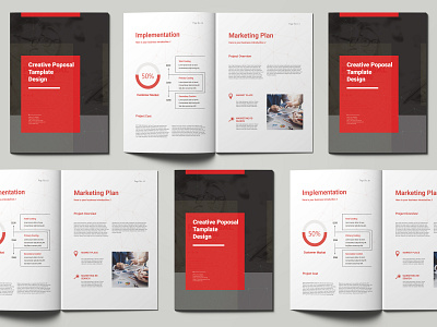 Creative proposal template agency proposal design agency proposal template annual report booklet branding case study booklet company profile creative agency proposal pdf design prosal identity marketing proposal project propsal proposal trifold