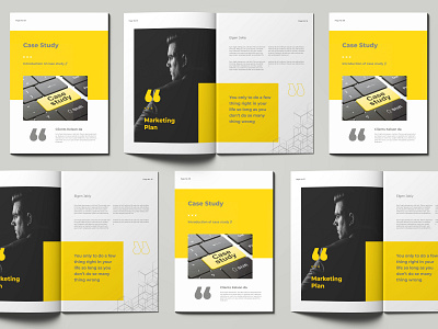 Case study booklet design