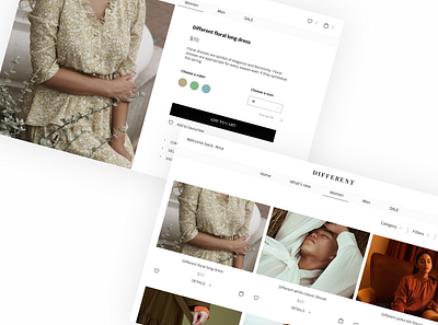 Different clothing shop app clean design clean ui clothing brand clothing design dailyui ecommerce ecommerce design ecommerce shop editorial fashion brand fashion design luxury design minimalistic modern design online shop online shopping online store webshop webstore