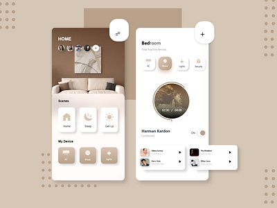 Smart Home Mobile App - UI Design