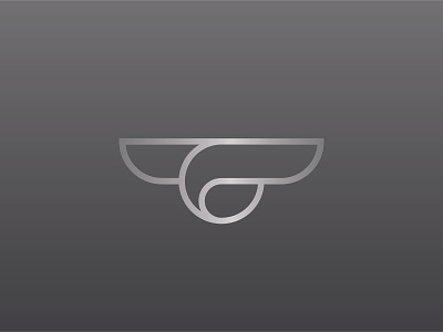 Zen Flying airline aviation logo logomark private jet rejected yin yang zen
