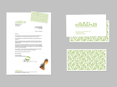 Les Docks : cité de la mode et du design logo redesign 2 branding design green language logo mode paris redesign type
