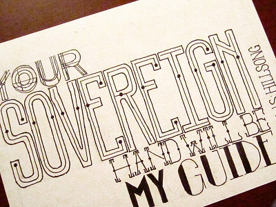 Hillsong-Oceans (lyrics) illustration lettering typography