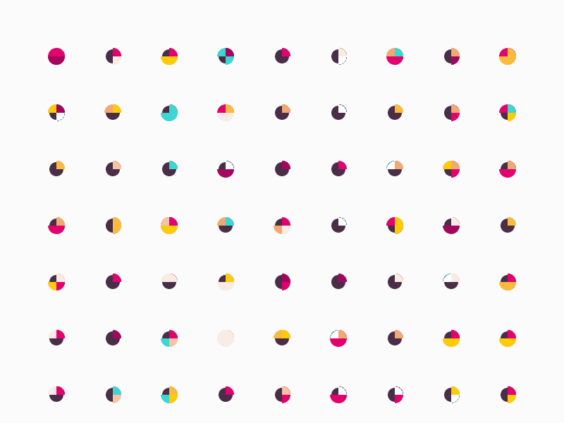 Circular circles creative coding generative art processing