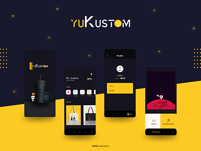 yuKustom app design ui ux