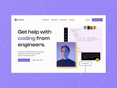 Landing Page Design figma design figma designer landing page landing page design minimal modern we mrsid uiux website design website template