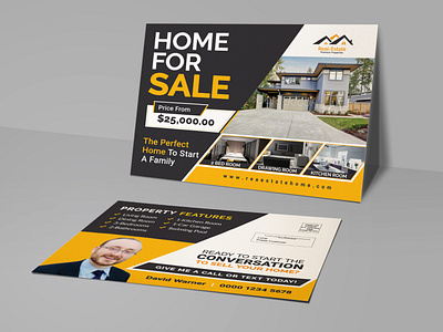 Home for Sale Real Estate Eddm Postcard Template branding design didargds eddm postcard graphic design postcard design real estate agency real estate agent real estate branding real estate goals real estate investing real estate marketing ideas real estate marketing tools real estate materials realtor