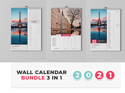 Calendar Bundle 2021 template 2021 calendar bundle calendar business calendar calendar calendar 2021 calendar bundle calendar set calendar templates corporate calendar creative design desk desk calendar month new year office calendar orange pink planner