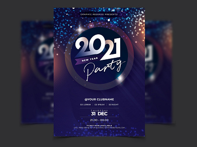 Party Celebration 2021 Flyer Template