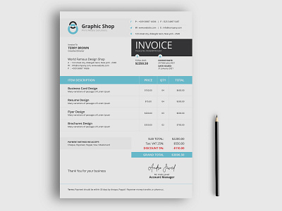 Business Invoice template