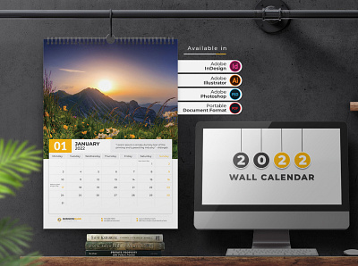 Wall Calendar 2022 stationery