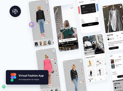 Virtual Fashion App app clothes design dresses ecommerce fashion mobileapp pants shopping socks uiux virtual virtualapp virtualfashionapp