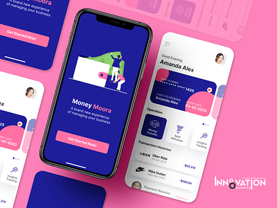 Moora - Money Managing App UI Concept app app ui app ui kit app ui ux business app ui figma finance app ui money transfer app ui ui ui ux design ui ux designer ux