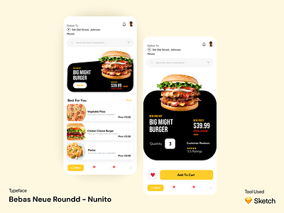 Burger Shop App UI Design Concept app app ui app ui kit app ui ux burgershop figma food food ordering sketch ui ui ux design ui ux designer ux
