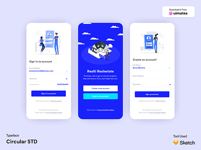 Sign up and Login Screen Concept app app ui app ui kit app ui ux figma login design login screen sign up screen sketch ui ui ux design ui ux designer ux