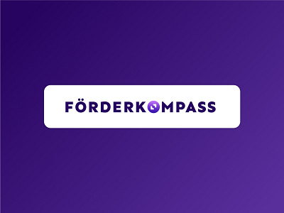 FÖRDERKOMPASS - Brand Identity brand branding design finance funding graphic design logo logotype start up vector