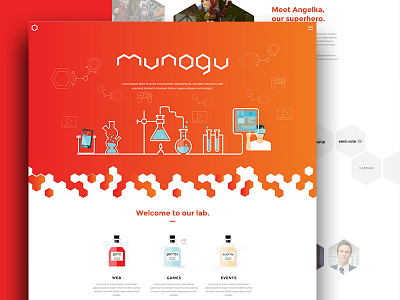 Munogu agency games science web design website