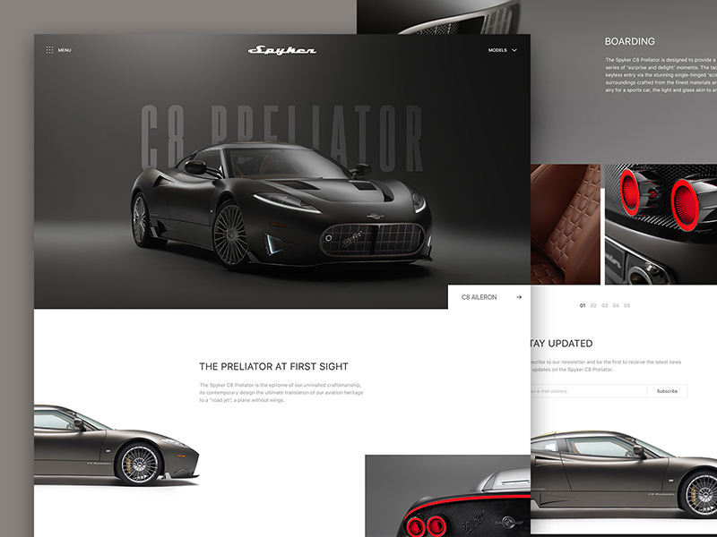 Spyker by Dragan Shojic on Dribbble