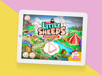 Five Little Sheeps Game Ui