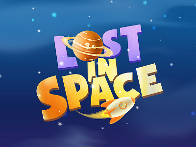 Lost In Space game logo game game art game design games gui logo logo design logotype lost space ui ux