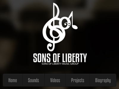 Sons of Liberty Music Group - Tumblr Theme solmusic tumblr webdesign