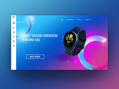 Website Watch Design branding design graphic design icon illustration illustrator logo vector web website