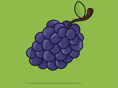 Grape Vector/Flat Design