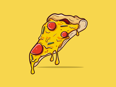 Pizza Material Design Italy eat flatdesign food food and drink food illustration foodie icon illustration illustrator italian italian food italian restaurant italy material ui materialdesign pizza pizza logo