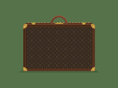 Flat Louis Vuitton Alzer Suitcase