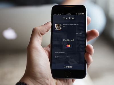 Daily UI #002 - Credit Card Checkout in Mockup 002 app card checkout credit daily iphone minimal money pay screen ui
