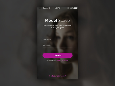 Sketch UI Design - Login Screen app design fashion login minimal model sketch video youtube