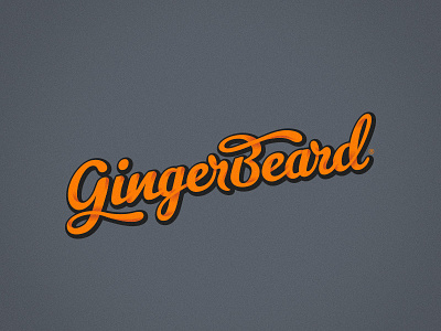 GingerBeard Productions Logotype brand design branding hand lettering handlettering lettering logo logo design logotype logotype design