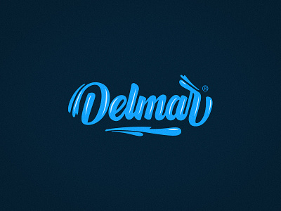 Delmar logotype hand lettering handlettering lettering logo logo design logotype logotype design script lettering