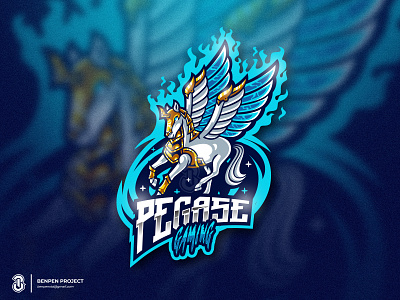 Pegasus Mascot Logo bold logo design esport logo esports gaming logos mascot mascotlogo pegasuslogo pegasusmascot sports logo