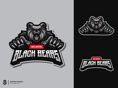 Bear Mascot Logo animation bearlogo bearmascot bold logo branding design esports gaming illustration logo logos mascot sports logo ui