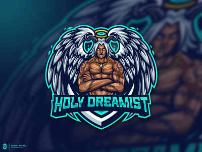 Angel Mascot Logo