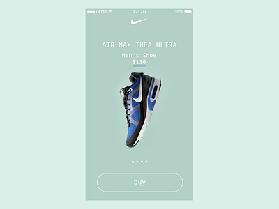 Nike Product Catalog Assets - Ultra design ui