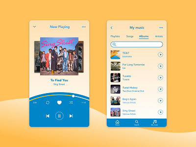 DailyUI009 / Music Player dailyui design mobile app musicplayer ui