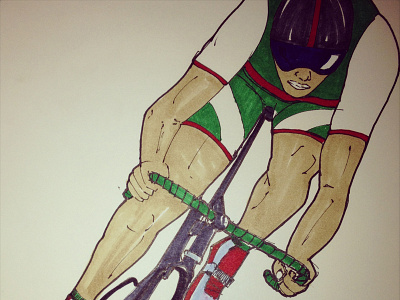 Cyclist Sketch