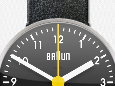 Braun Watch braun clock design illustration photoshop watch