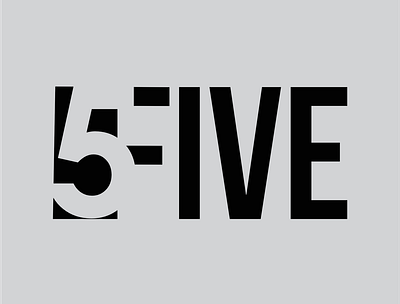 FIVE Logo concept brand branding logo logo design logo for 2021 minimal minimal logo design