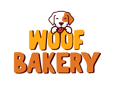 Woof Bakery Logo Idea branding dog food logo dog logo logo